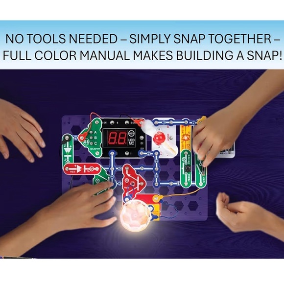 Snap Circuits “Arcade” Electronics Exploration Kit, Stem Activities for ages 8+ - Picture 12 of 15